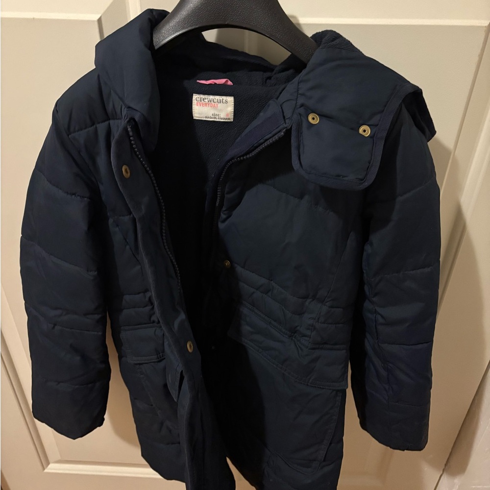 Crewcuts Dark Blue Puffer Jacket for Kids